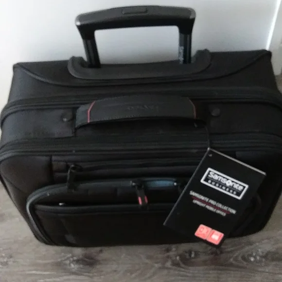 Samsonite Pro Upright Mobile Office, Black, One Size - Picture 3 of 16